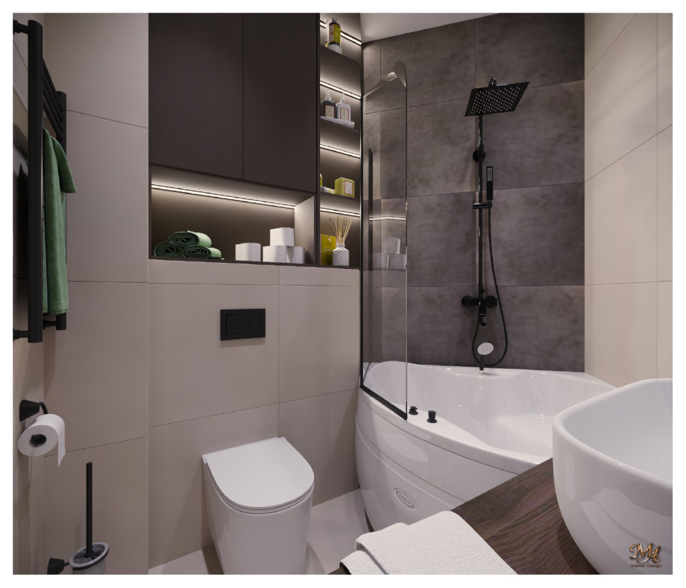 ПРОЕКТ КВАРТИРЫ В СТИЛЕ ГРЕЙЖ.