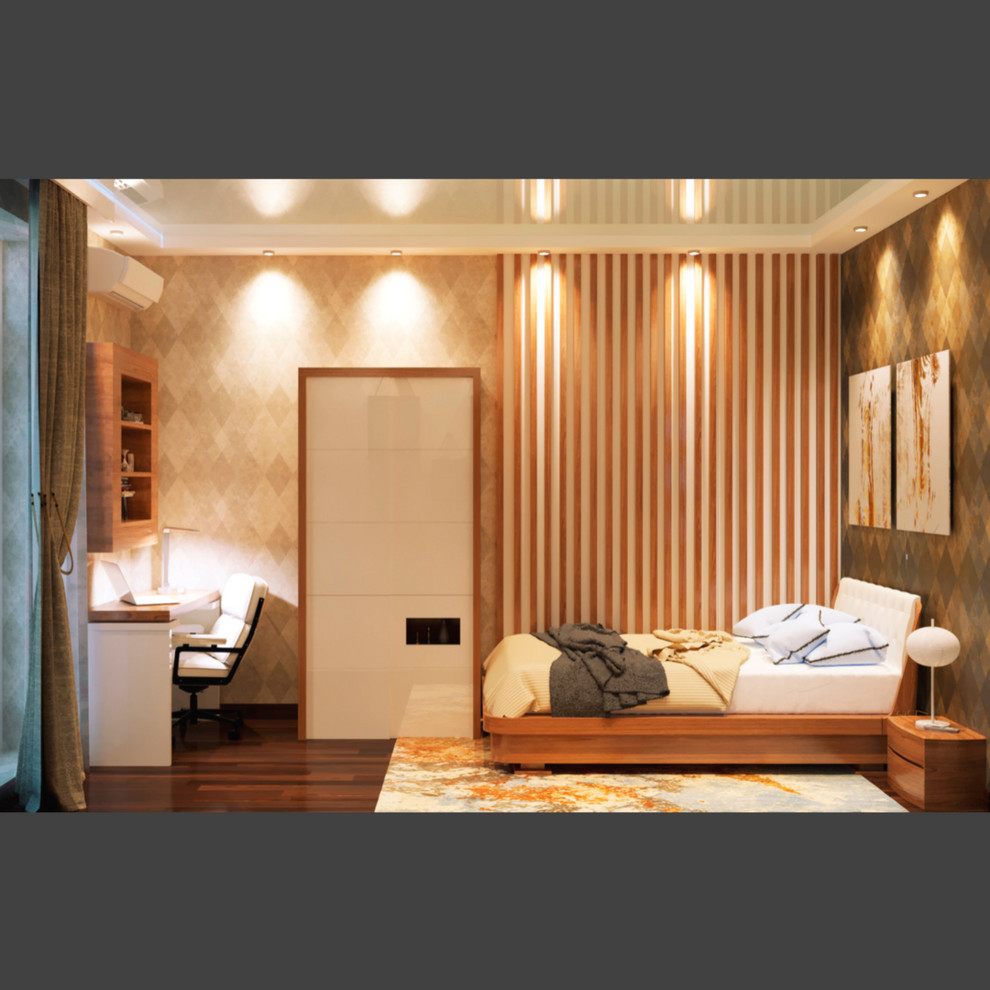 ДИЗАЙН ИНТЕРЬЕРА СПАЛЬНИ В СТИЛЕ КОНТЕМПОРАРИ