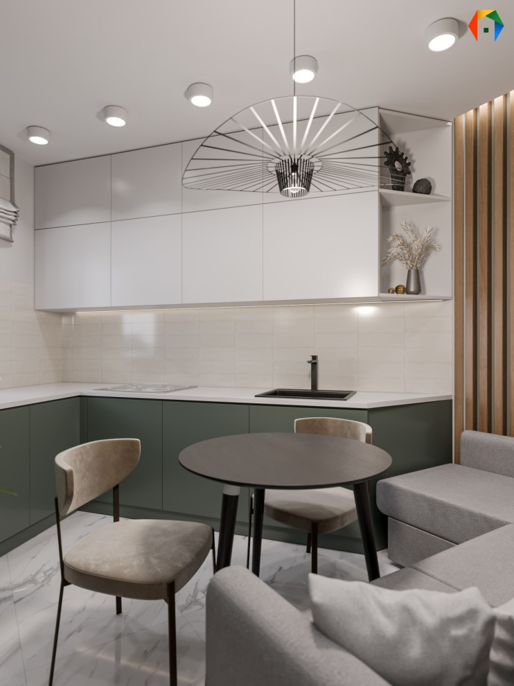 Золотой треугольник. Дизайн проект с преобладающим скандинавским стилем