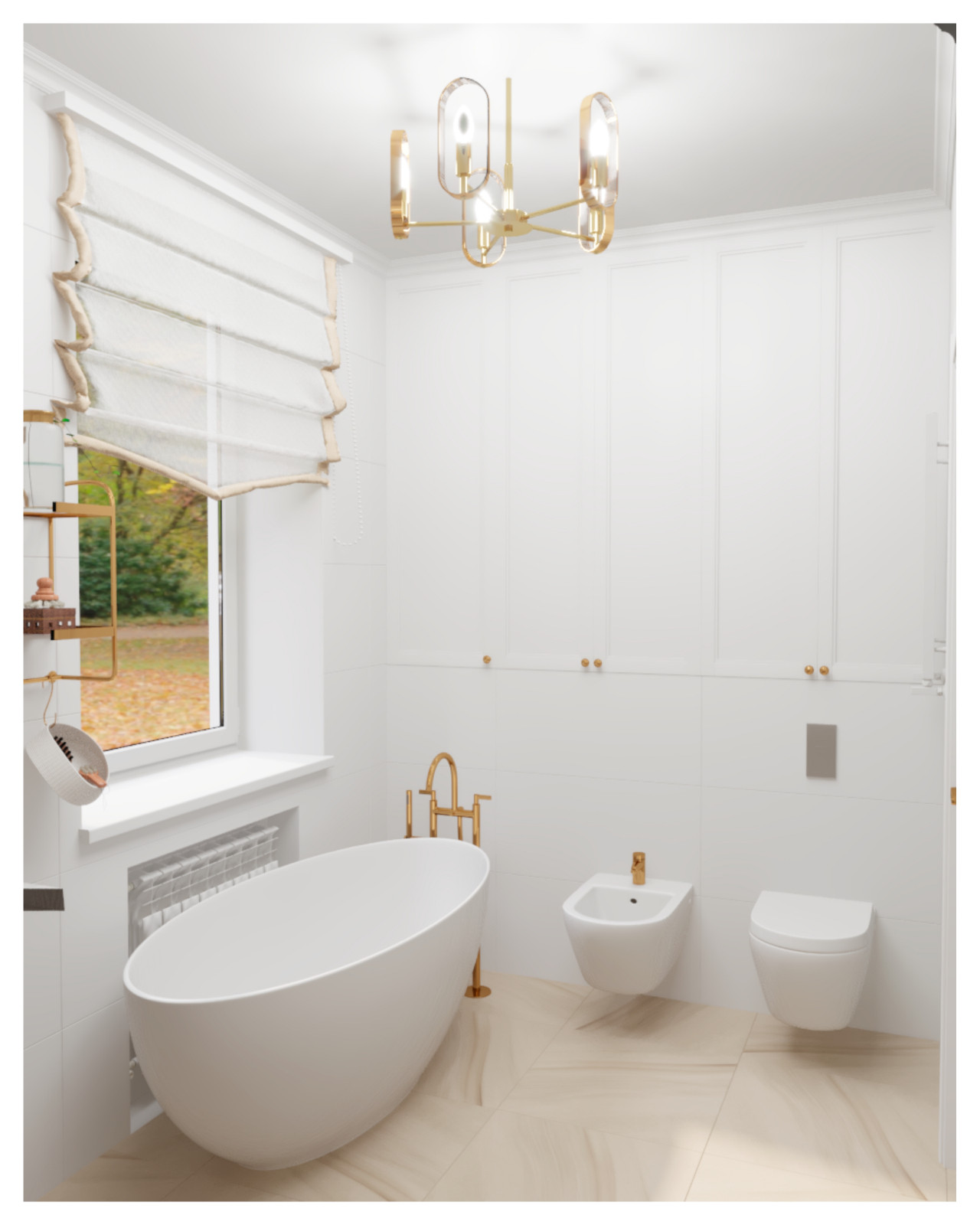 Проект интерьера двухэтажного дома