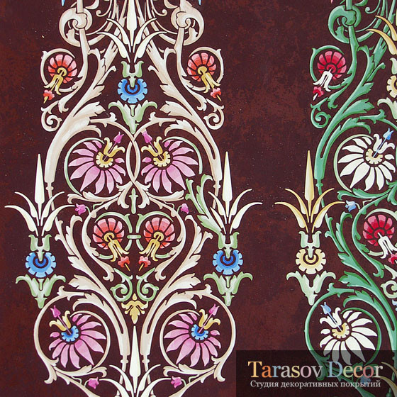 Декоративные штукатурки с орнаментом (образцы)