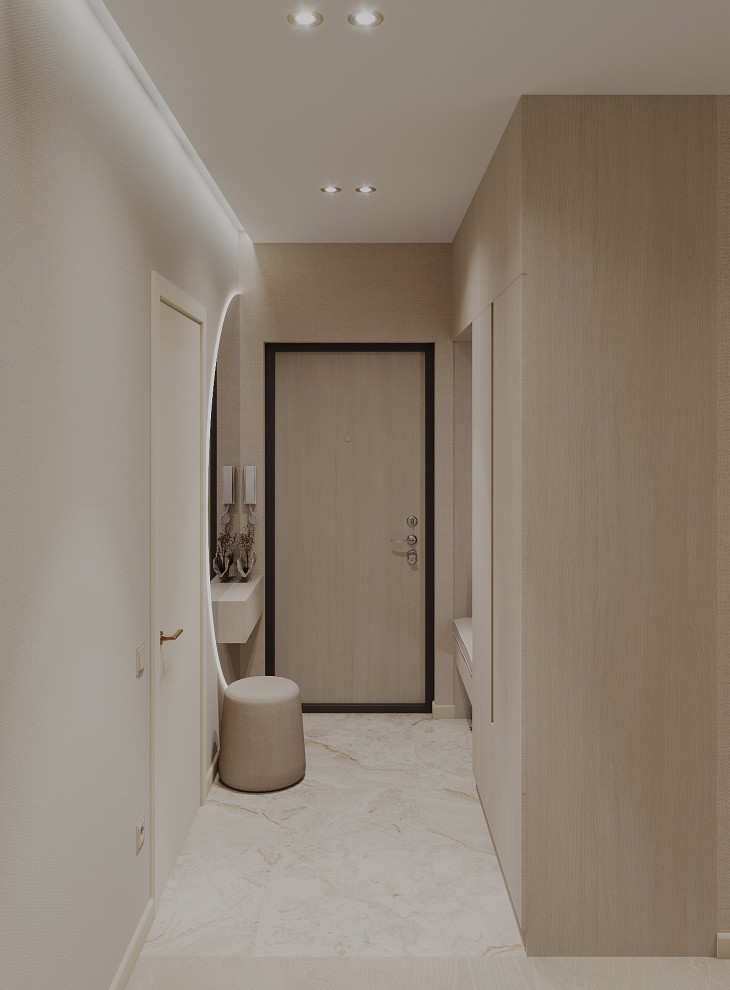 Интерьер 4-ёх комнатной квартиры_ "VANILLA LATTE"