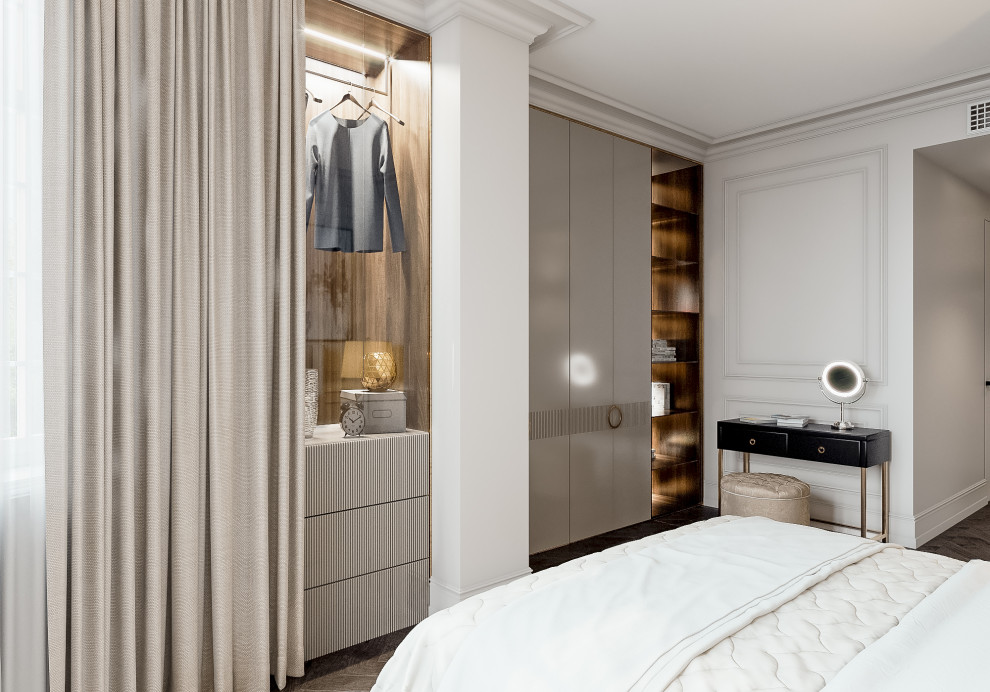 Светлая квартира в стиле неоклассика