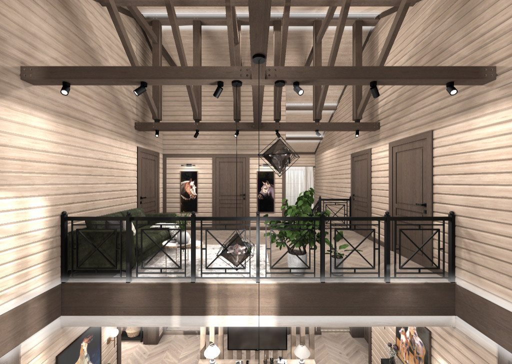 деревянное шале