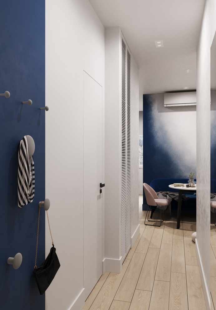 Обложка проекта: Проект квартиры-студии 28кв.м., г.Москва, ЖК Медовая Долина