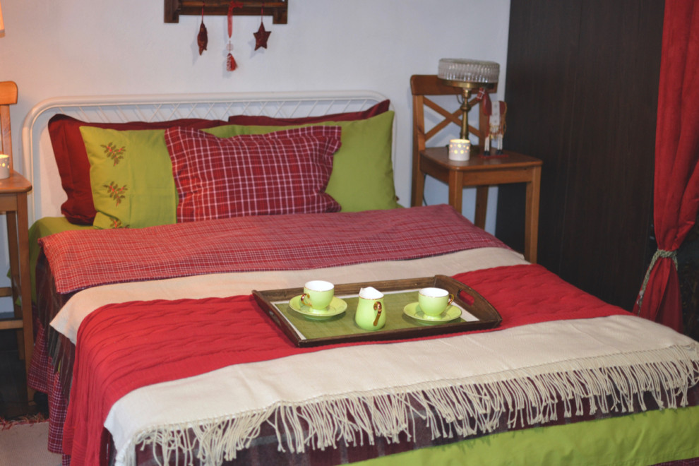 Новогоднее декорирование гостевого дама