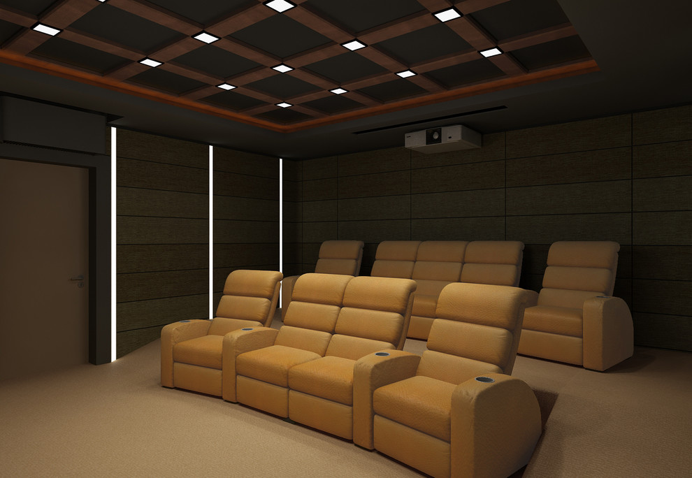 Интерьеры домашних кинотеатров