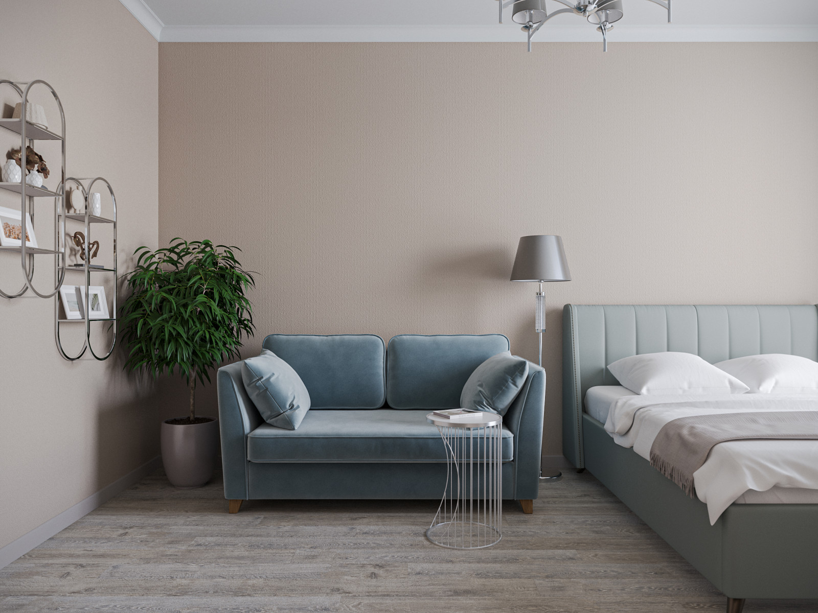 Обложка проекта: 1-комнатная квартира ЖК КутузовGRAD