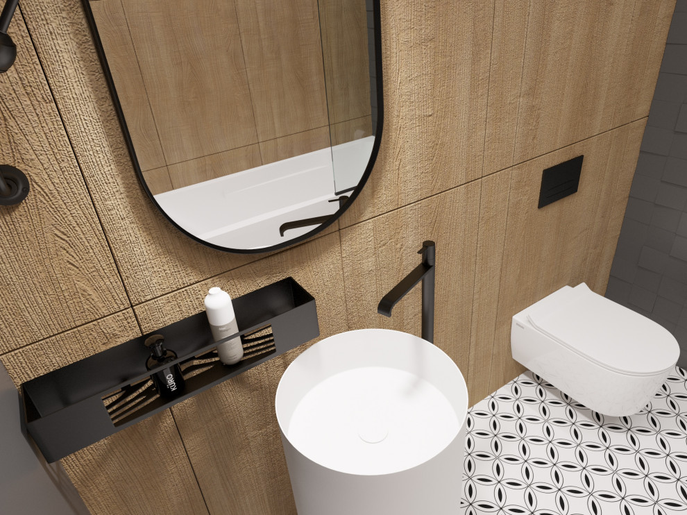 Современный интерьер двухуровневой квартиры 2