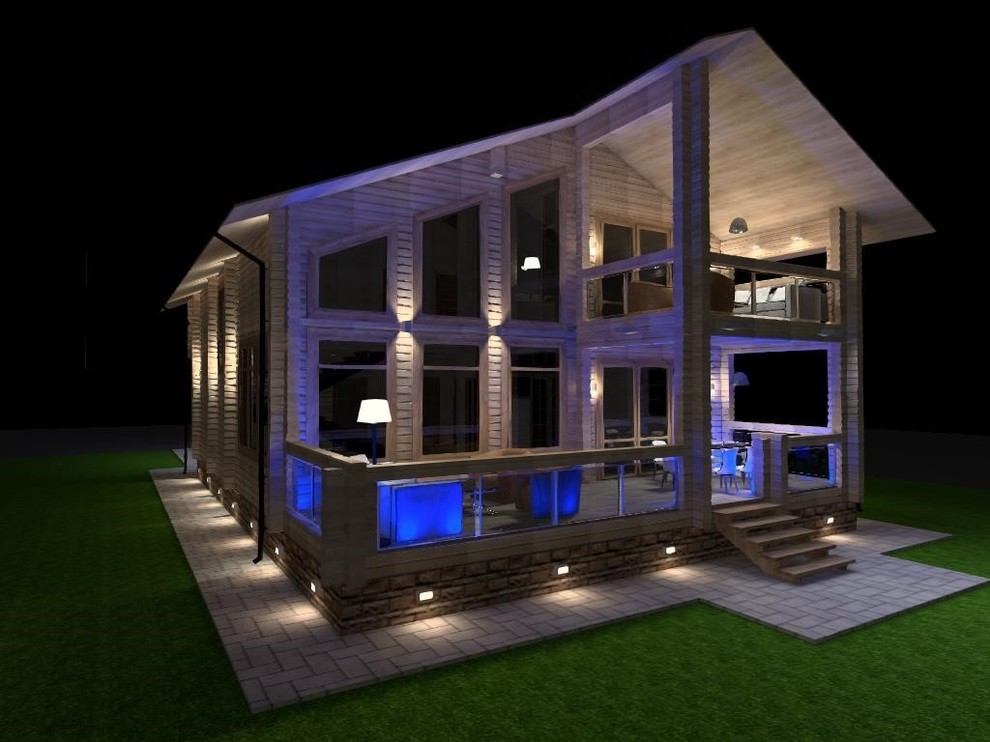 Освещение загородного дома