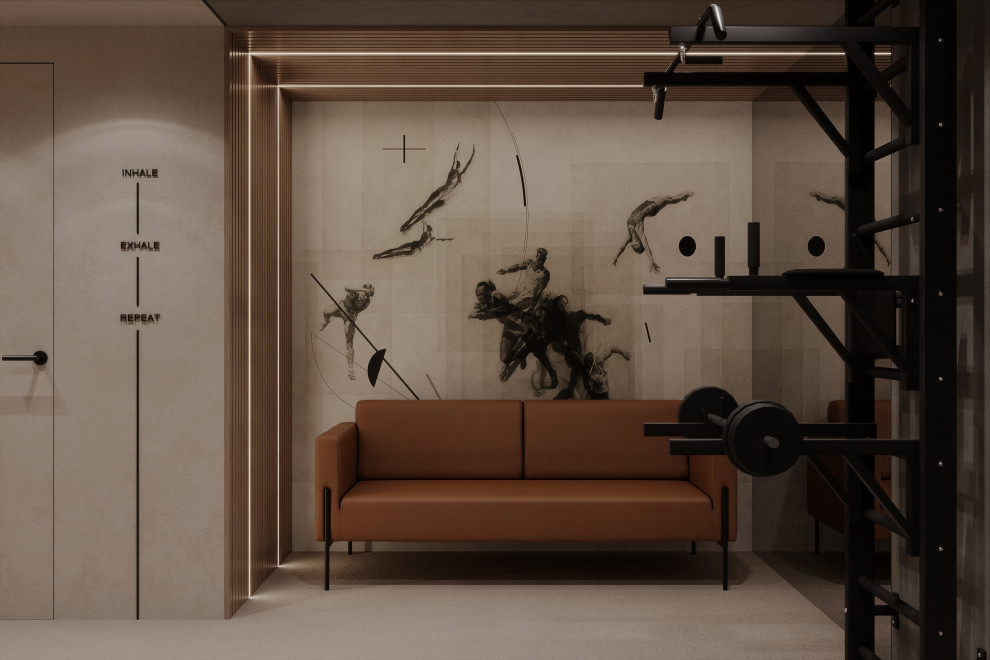 Цокольный этаж дома Тихая роскошь