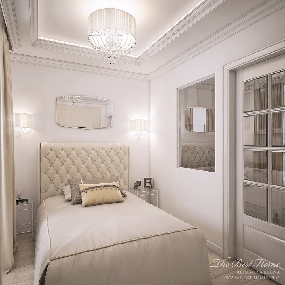 Светлая классика в Пушкине. Трехкомнатная квартира из однокомнатной