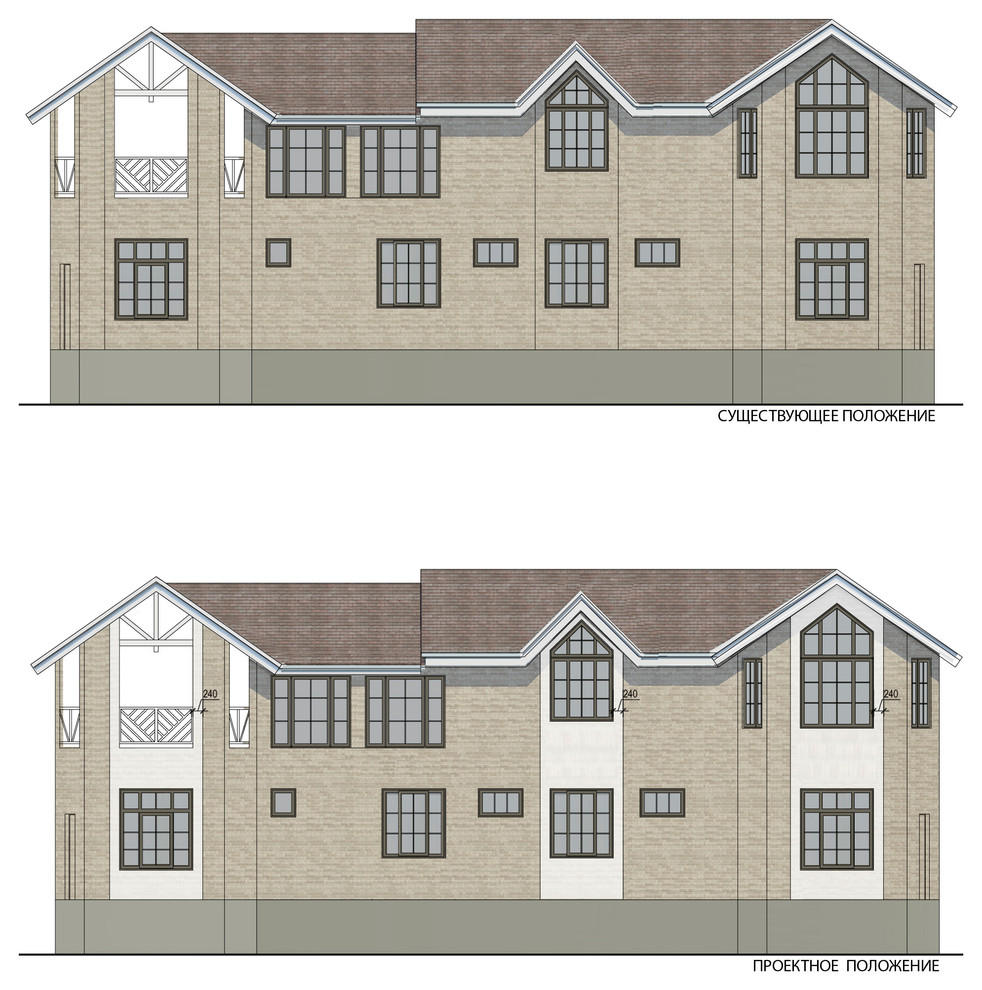 Обложка проекта: Проект террасы в доме. Декорирование фасадов