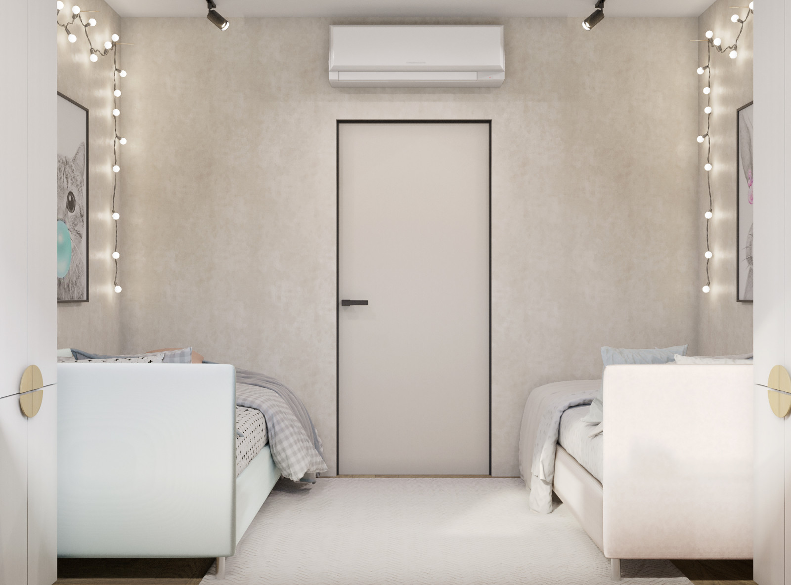 Квартира в современном стиле с элементами Лофт