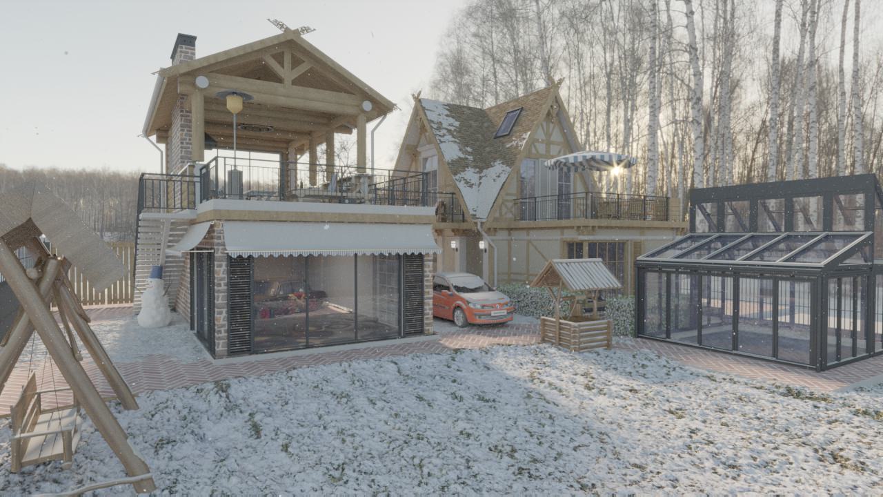 Дизайн-проект загородного дома