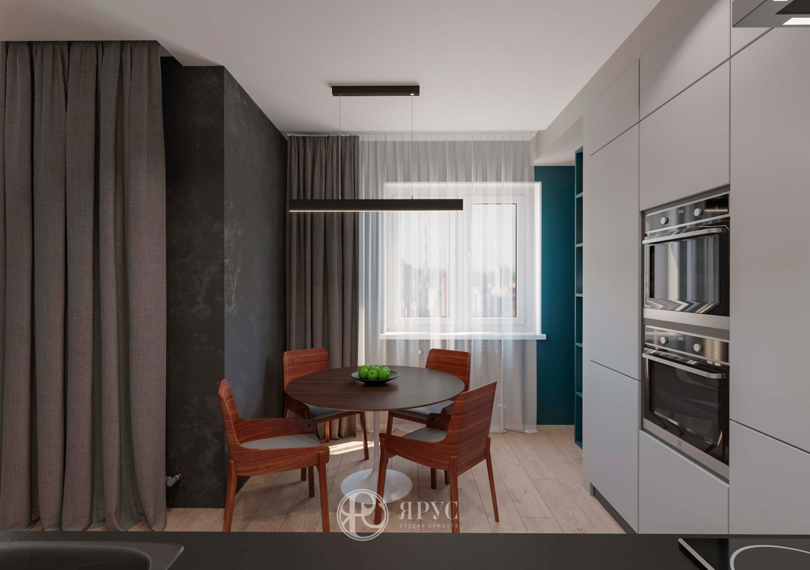 Однокомнатная квартира в современном стиле