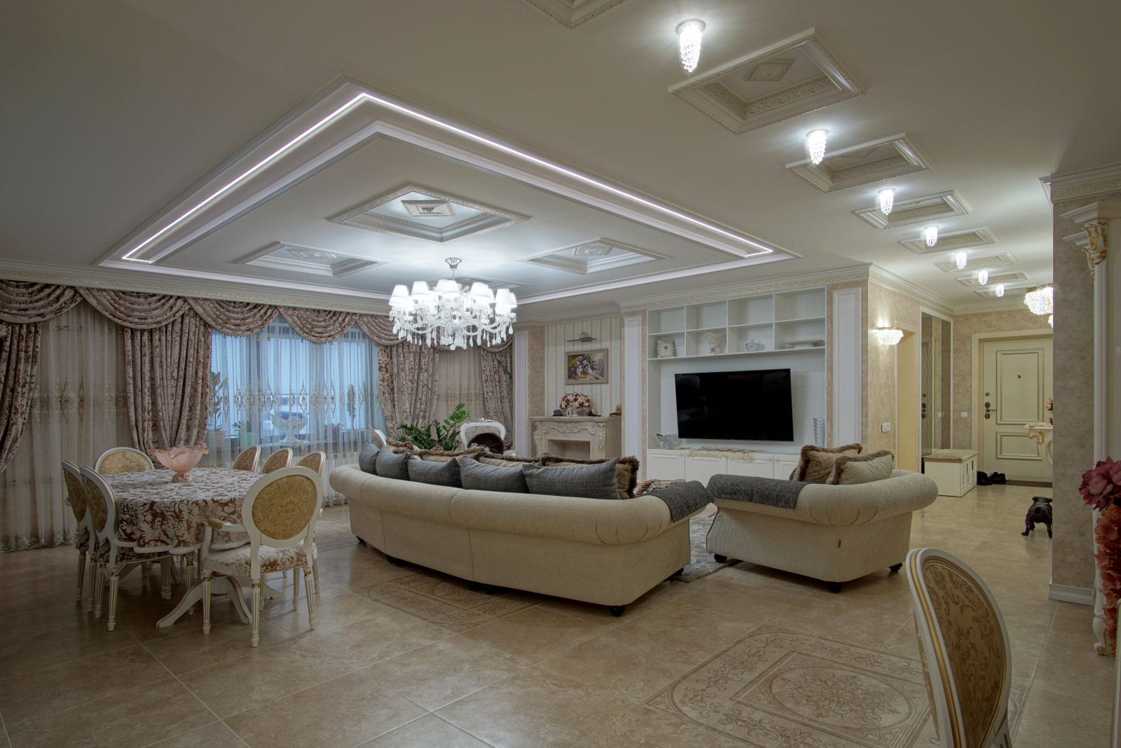 ГОТОВЫЙ РЕМОНТ КВАРТИРЫ 260 КВ.М В ЖК "ТУРГЕНЕВ" Г.КРАСНОДАР