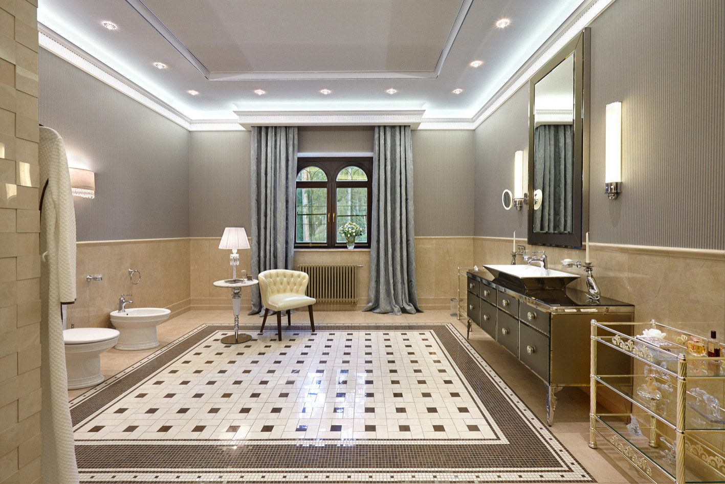 Проект архитектурной студии Александра Кривицкого. Ванная