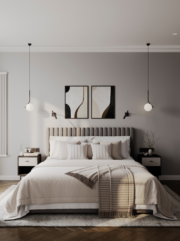 Современный mid-century в ЖК Западный Порт