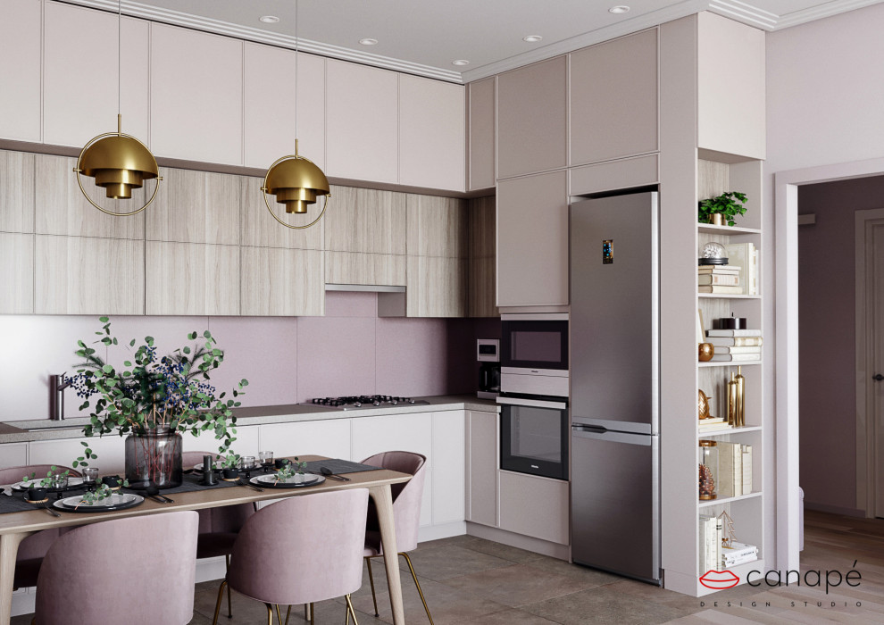 Обложка проекта: Романтичная квартира в пудровых тонах