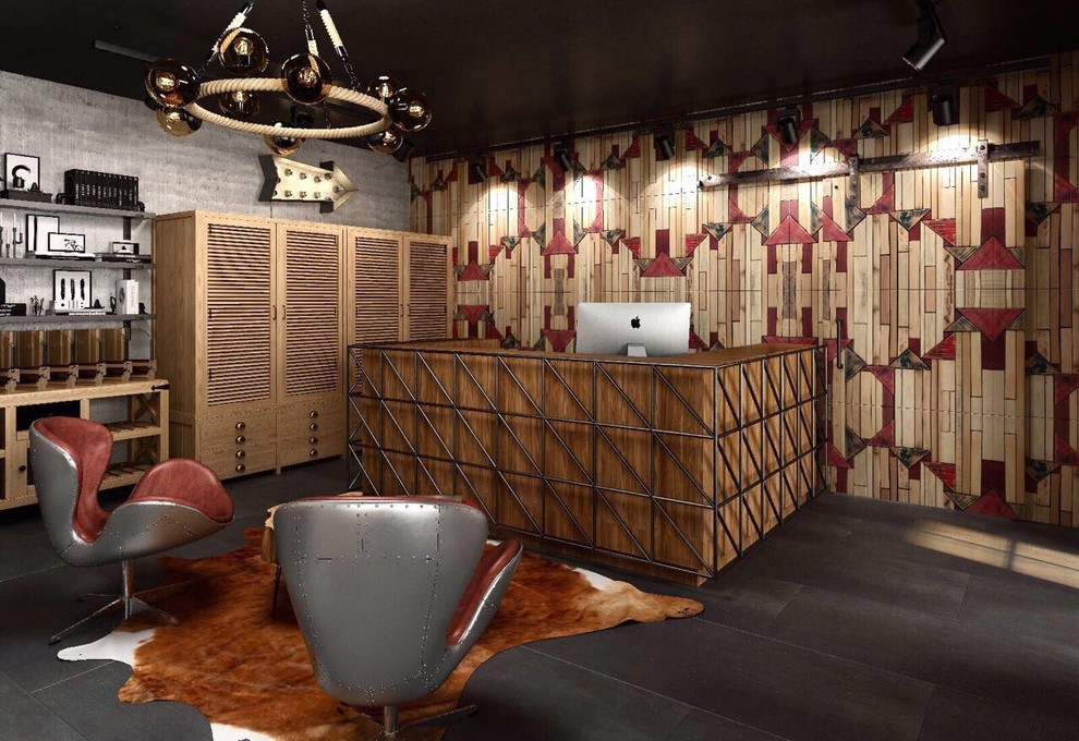 Рабочее пространство для московской компании в стиле "LOFT", 96 кв.м.