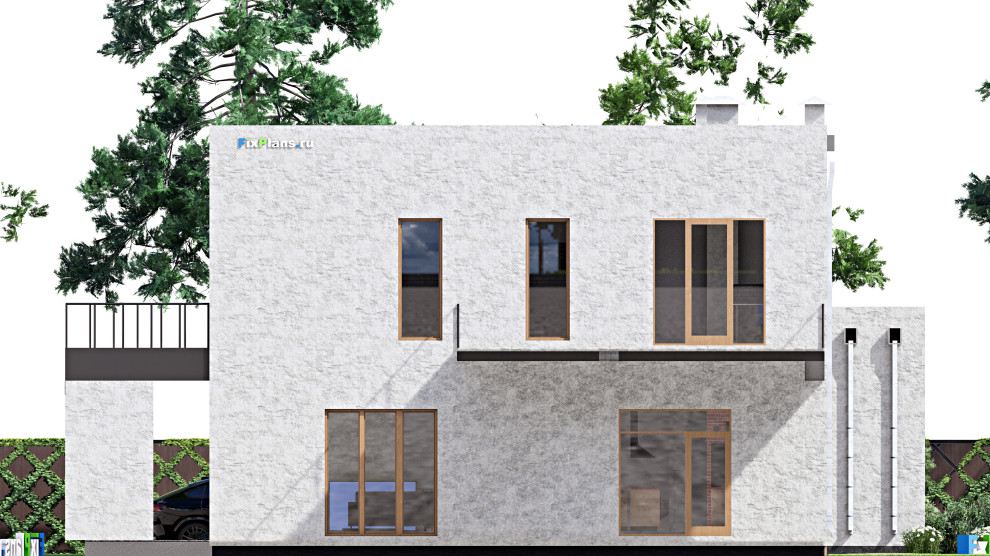 Проект двухэтажного дома 18х24 м S482м2 F-15254