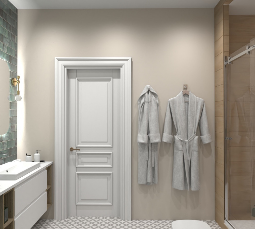 Обложка проекта: Двухуровневая квартира. Новостройка