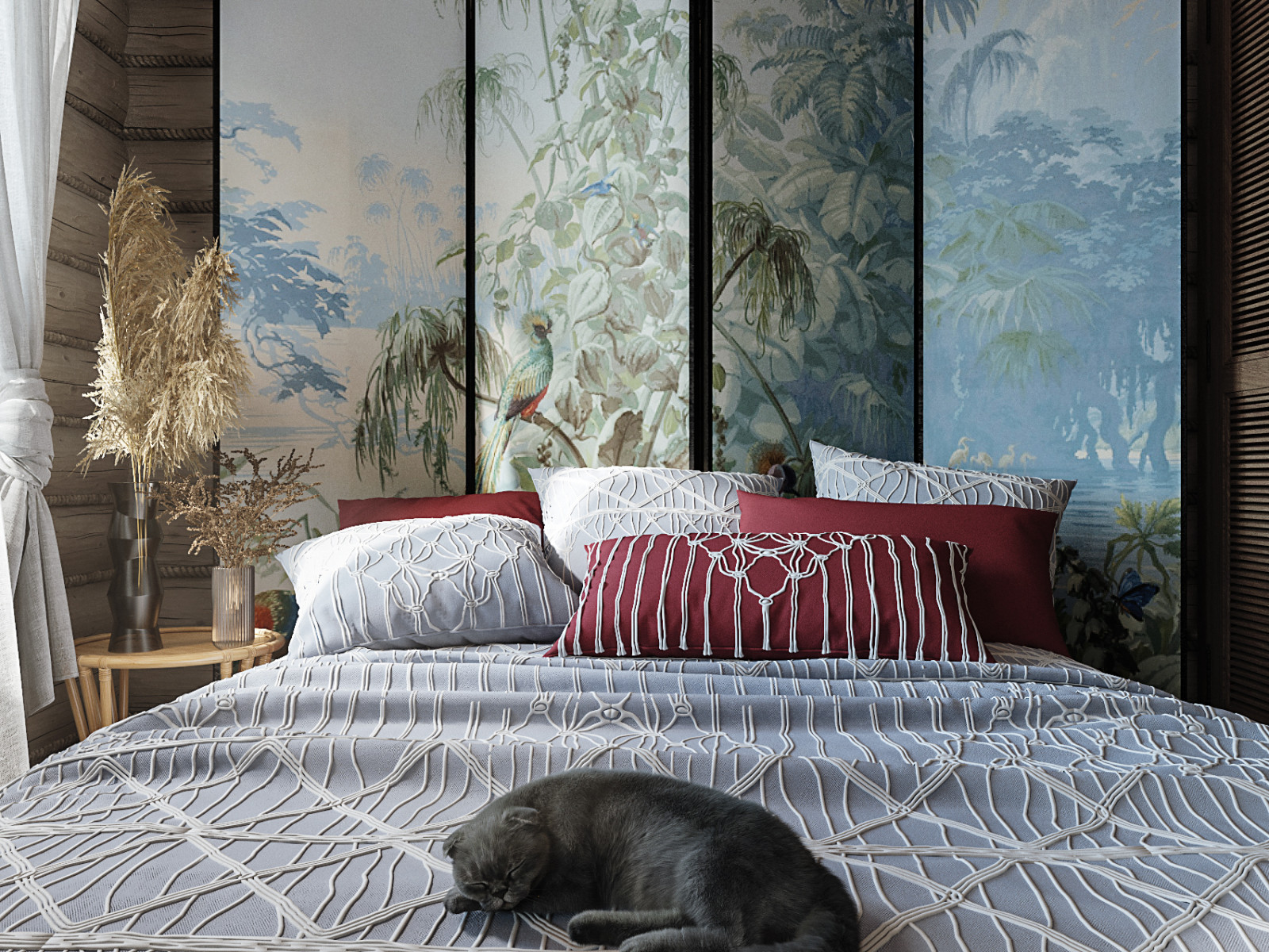 Спальня в стиле Рустик