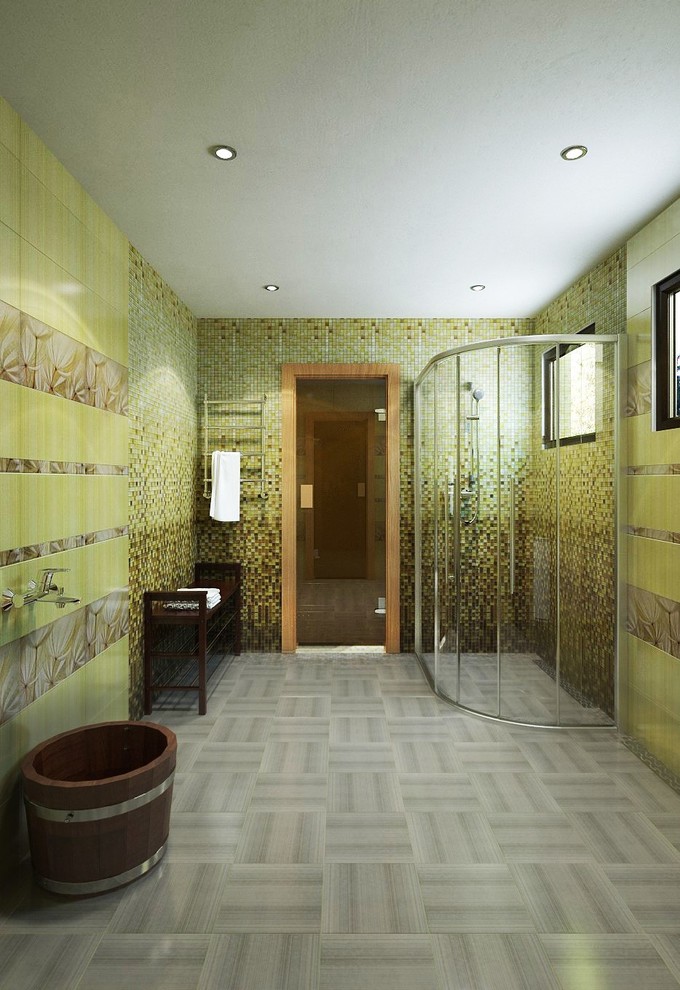 деревянный дом из бруса в поселке Зеленая роща