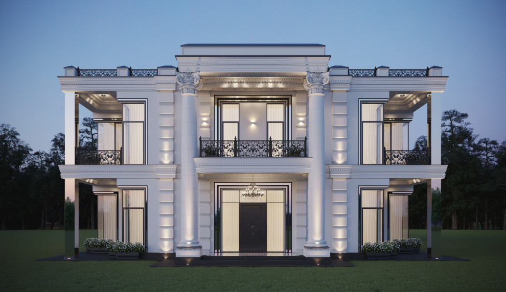Разработка и оформление проекта загородной резиденции в классическом стиле