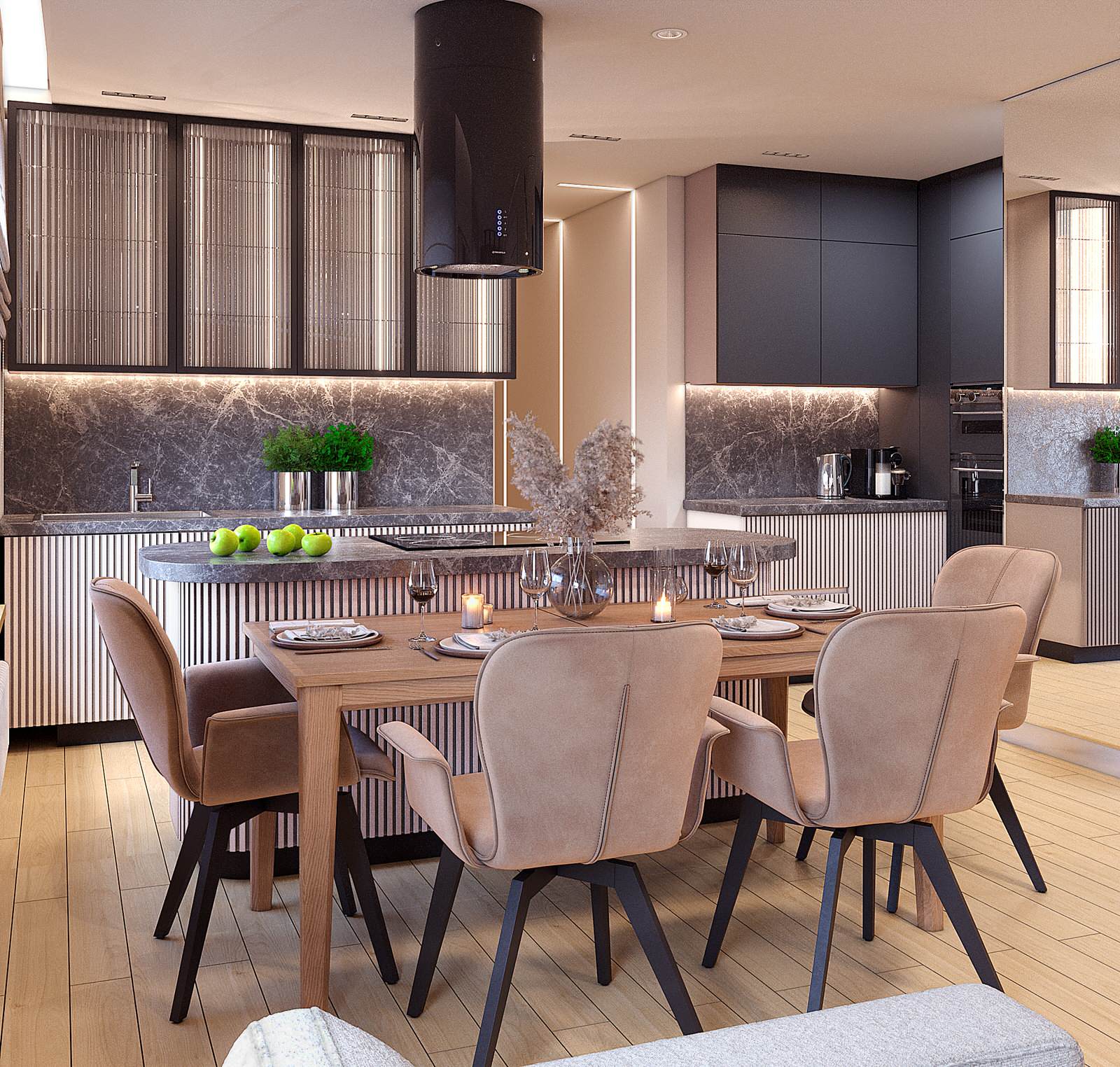 Современная квартира 100 кв.м. в ЖК Life