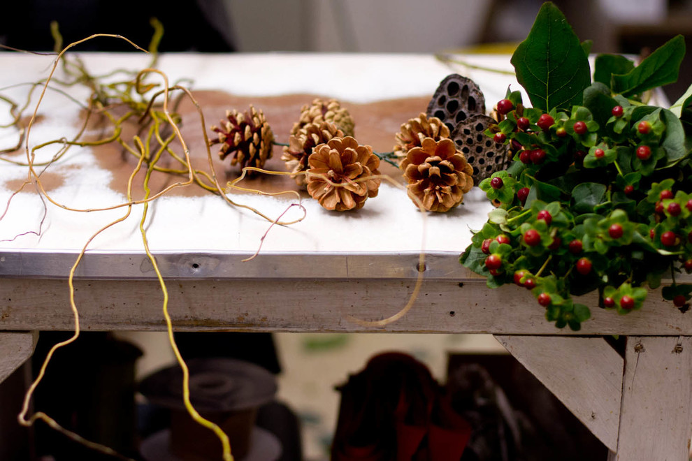 DIY: Как сделать рождественский венок на дверь своими руками