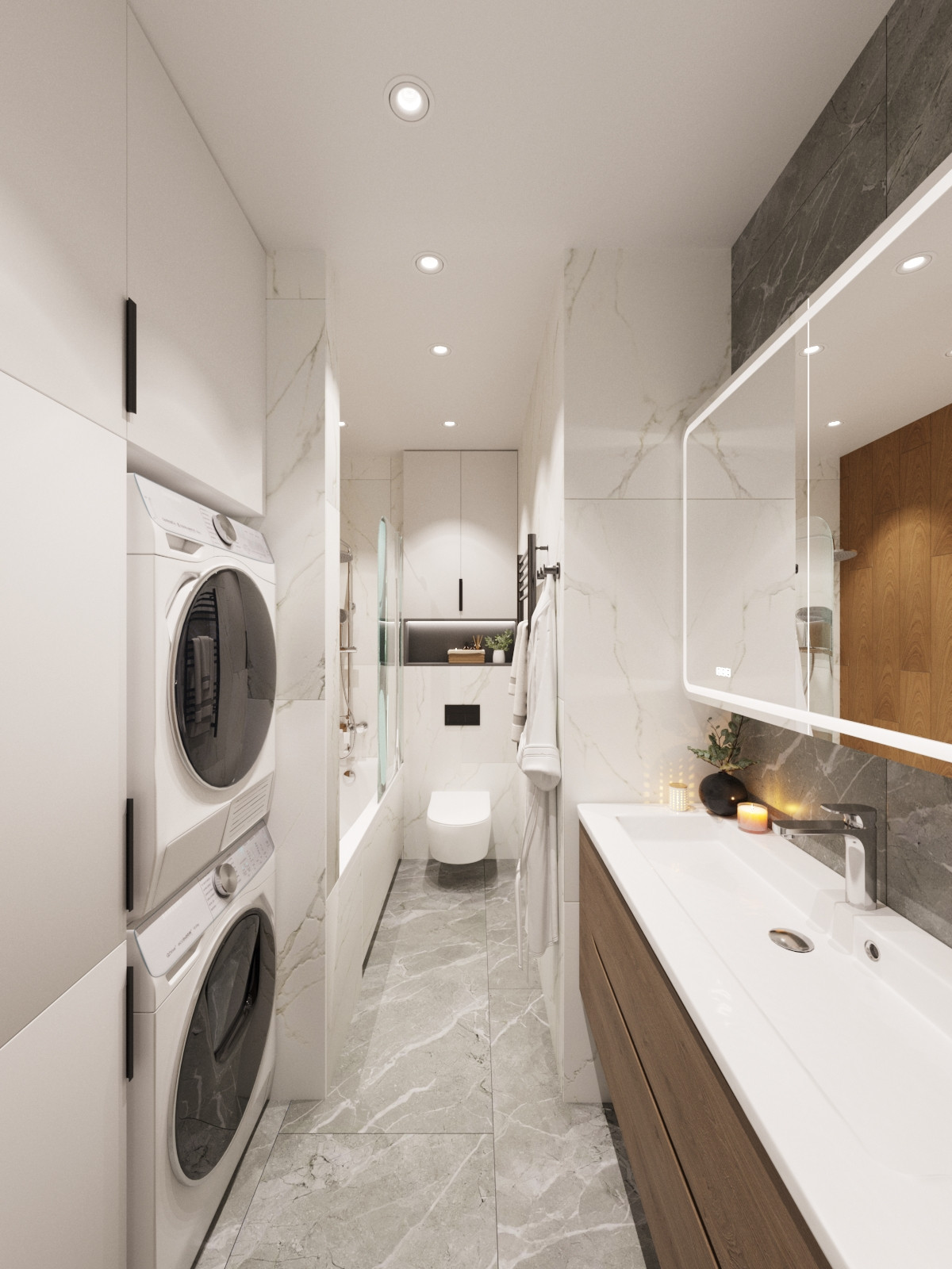 Дизайн-проект 4х комнатной квартиры 81 м2 для многодетной семьи