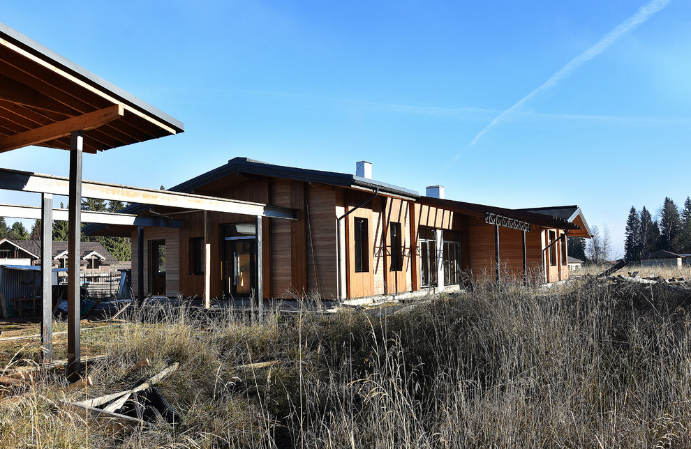 Одноэтажный жилой дом 250 м2