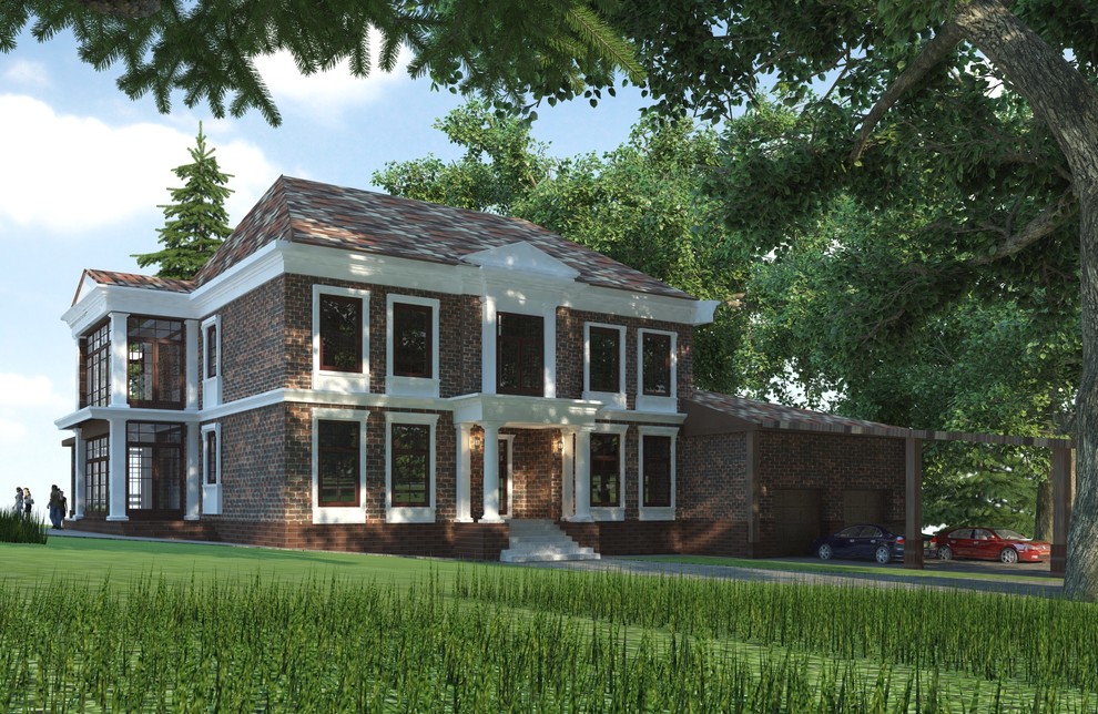 Обложка проекта: "Дубрава" коттеджный поселок.Индивидуальный жилой дом