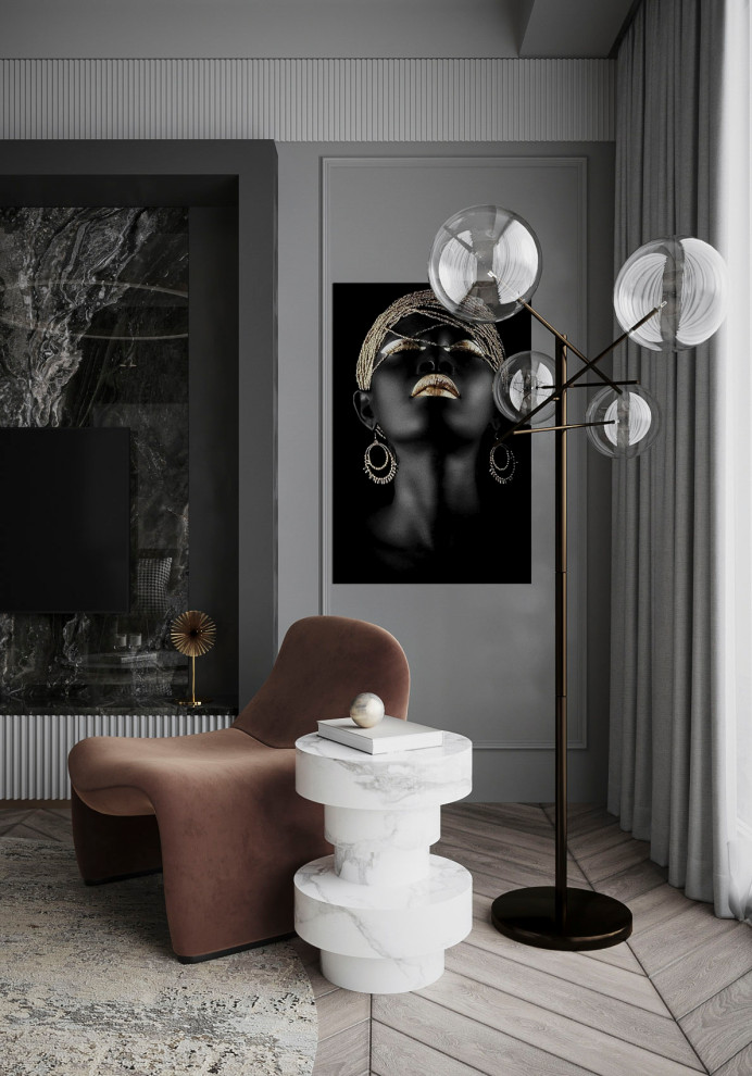 Обложка проекта: Атмосферная кухня_гостинная