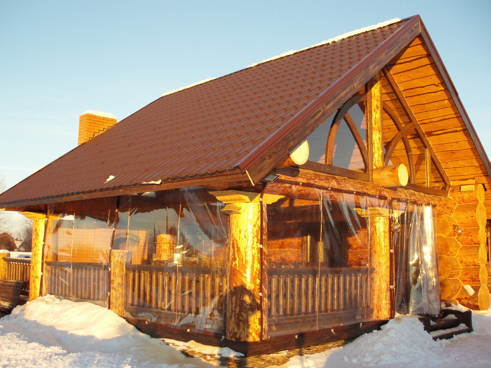 Домик в деревне, зимний вариант