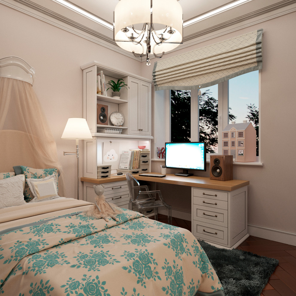 Комната для девочки в классическом стиле