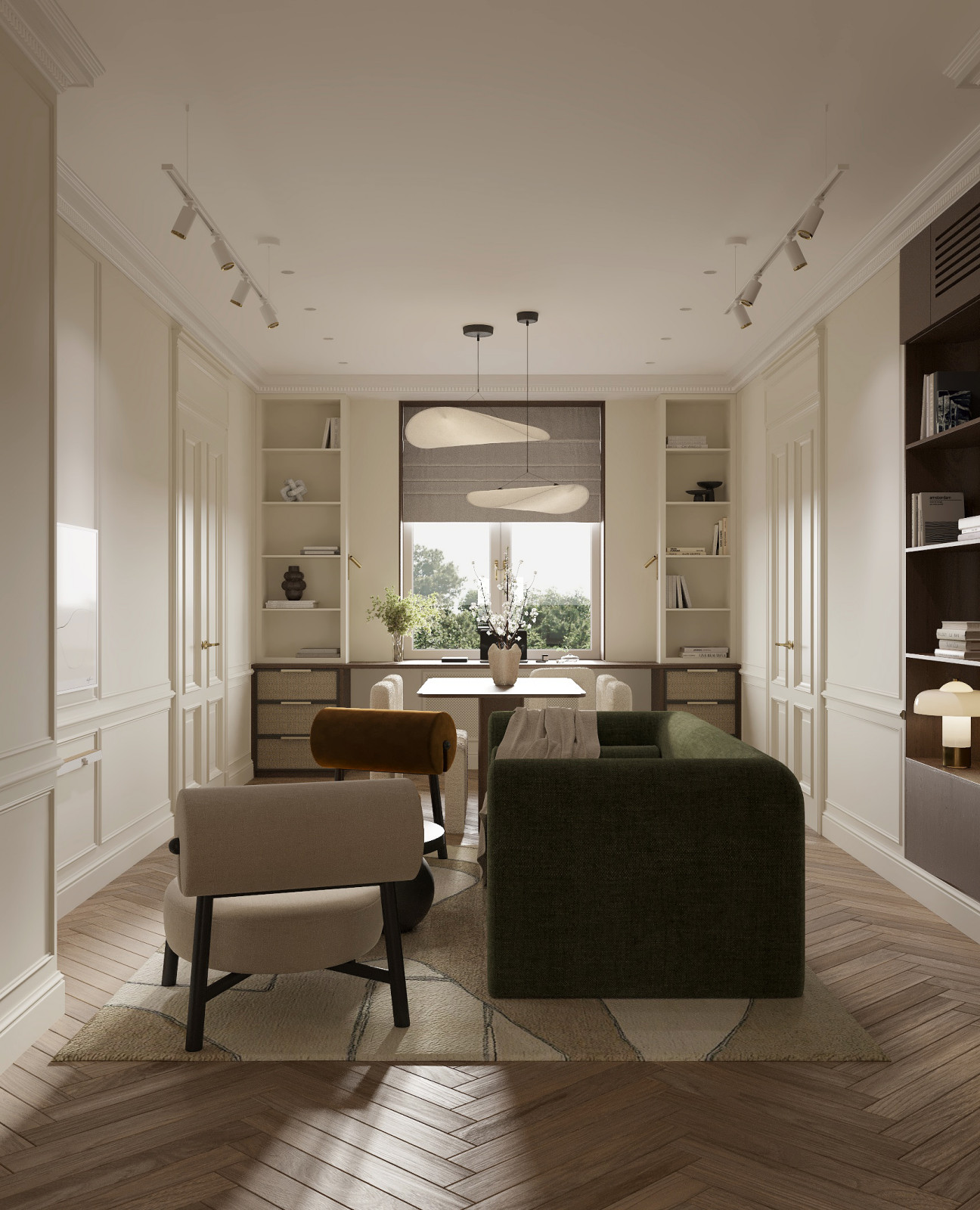 Квартира в стиле неоклассика