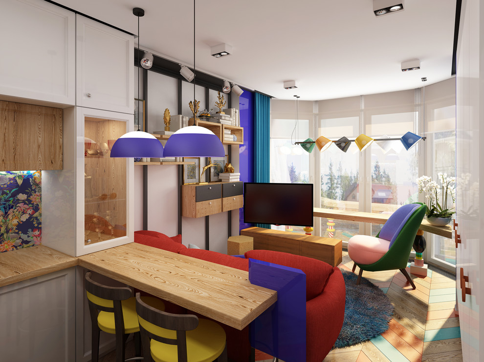 Квартира-шкатулка для маленького мальчика, 22 кв.м. Москва