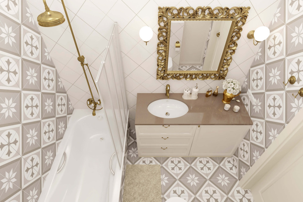 Двухкомнатная квартира 61м2 в ЖК "Соколиный форт" в стиле неоклассика