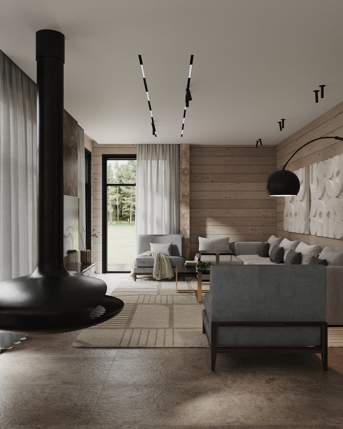 Интерьер загородного дома