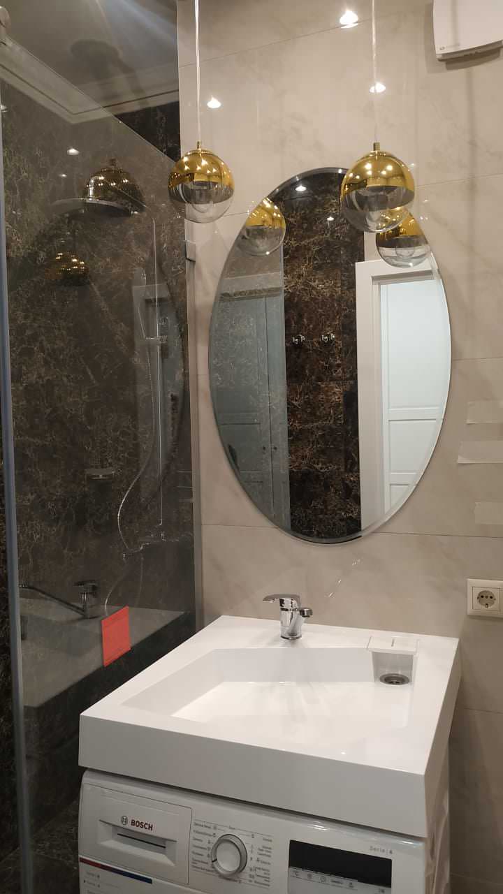 Светлый интерьер однокомнатной квартиры 38 кв.м.