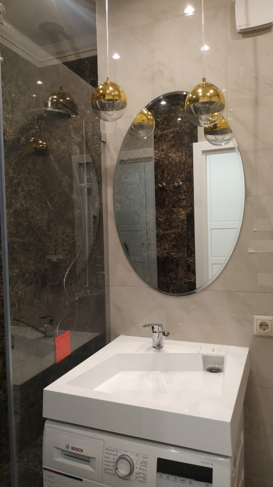 Светлый интерьер однокомнатной квартиры 38 кв.м.