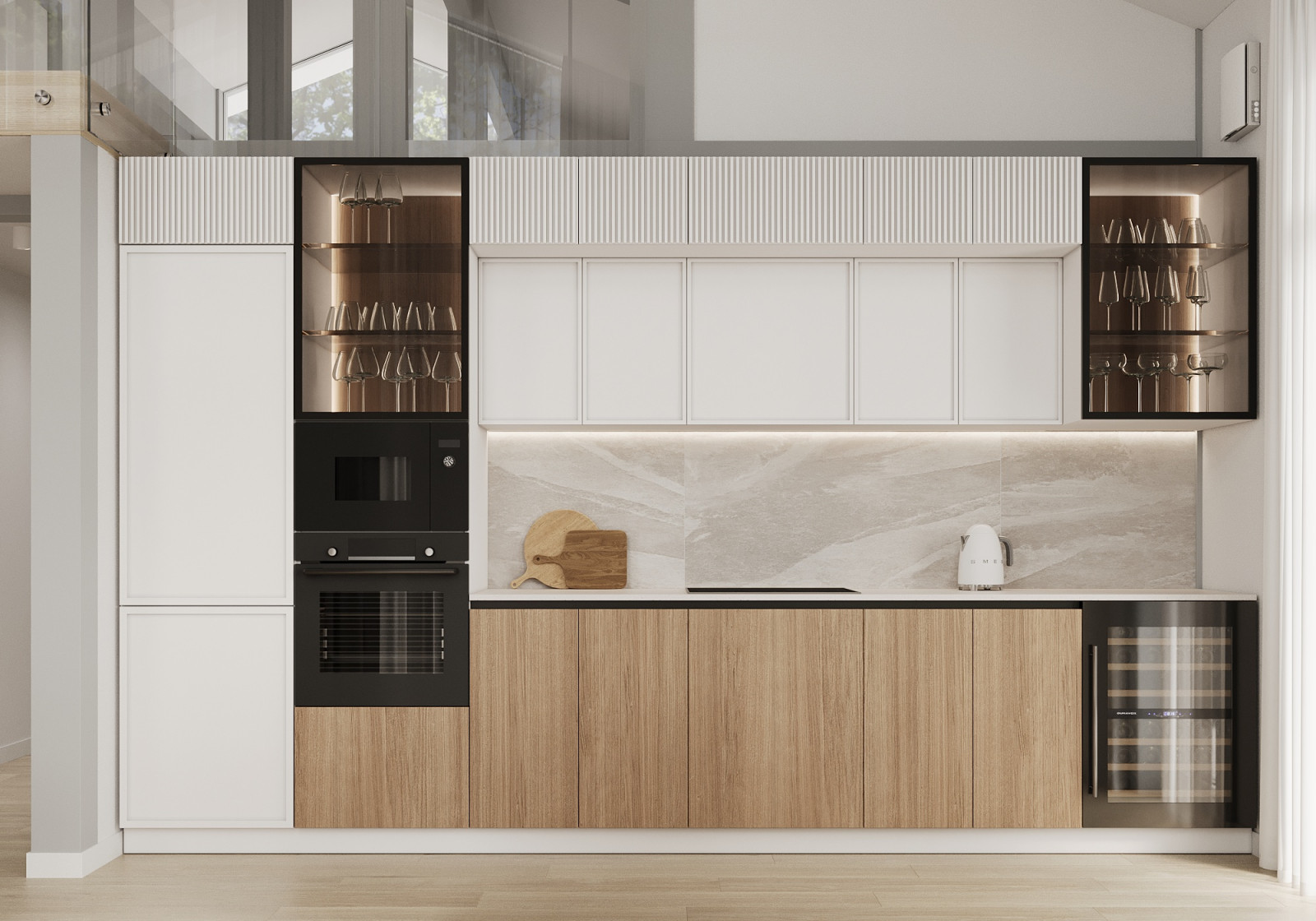 Двухэтажный дом фахверк 98м² в г. Москва