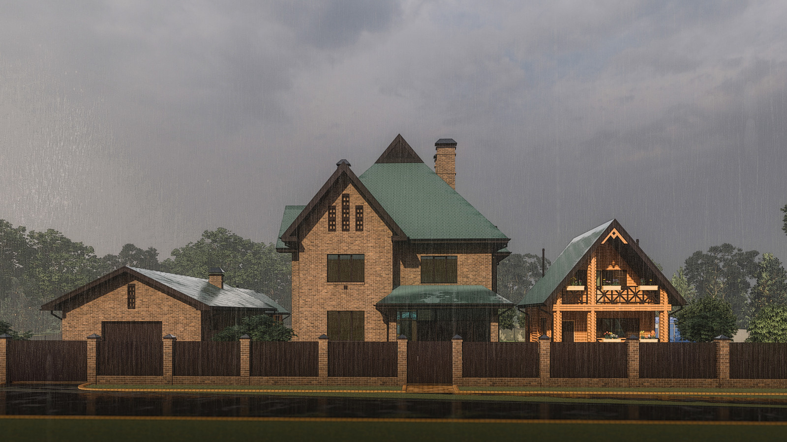 Усадебный комплекс в пригороде Барнаула