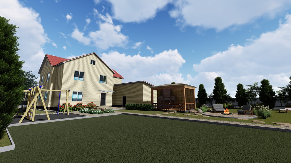 Ландшафтный дизайн-проект участка 15 соток