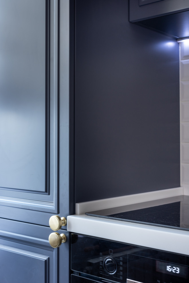 Синяя Кухня в современном стиле