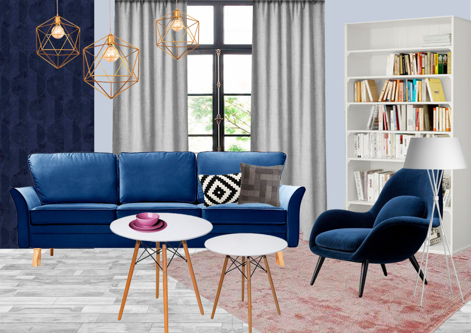 Коллажи интерьеров