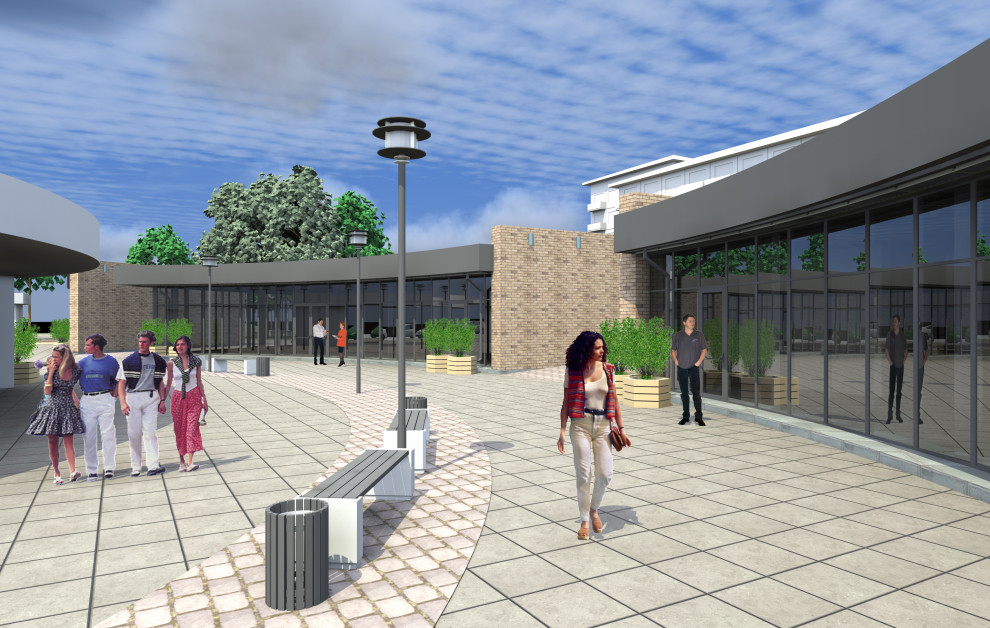 группа торговых павильонов